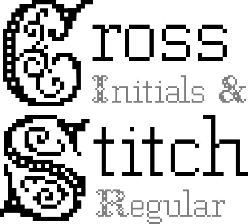 Cross Stitch font preview